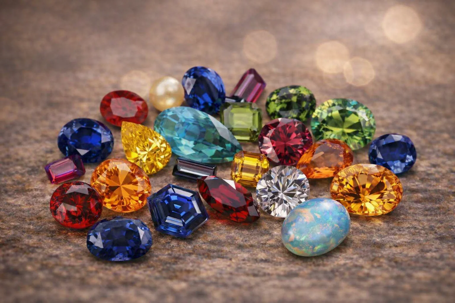 Mix Cut Stones